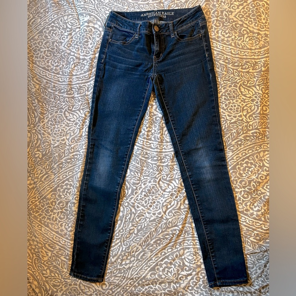 💜American Eagle Jeggings Super Stretch